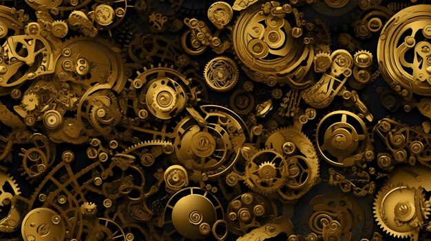 background with gears and cogs