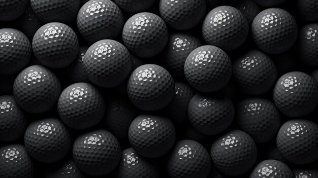 Photo background with golf balls in charcoal color