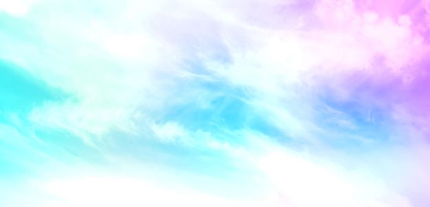 Background with gradient sky in evening clouds