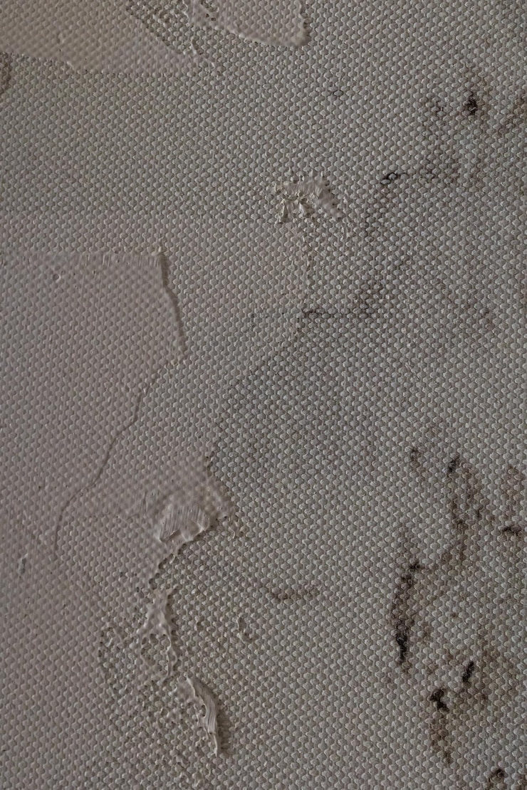 Photo 背景は灰色の抽象的な絵画のキャンバスのパターンです