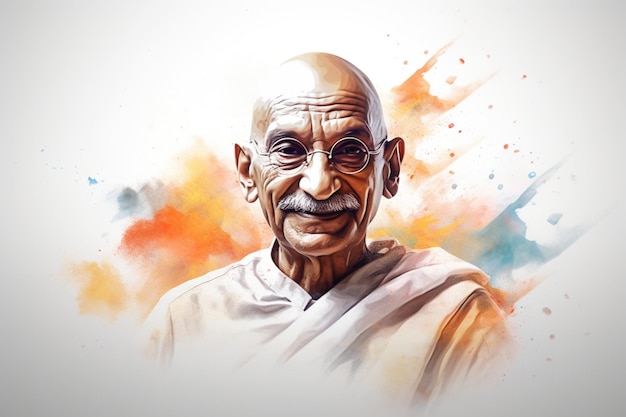 background with happy gandhi gayanti Indian Freedom