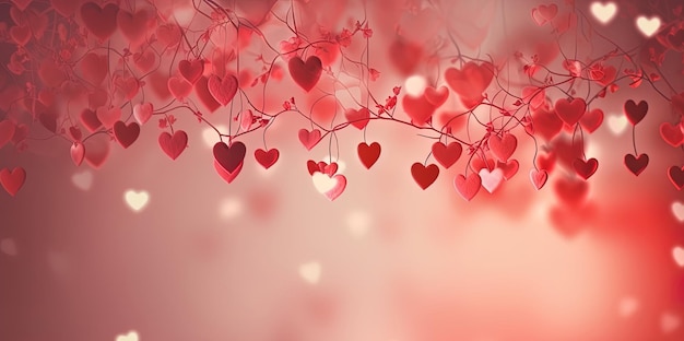 Background with hearts Valentine's Day Mother's Day Birthday