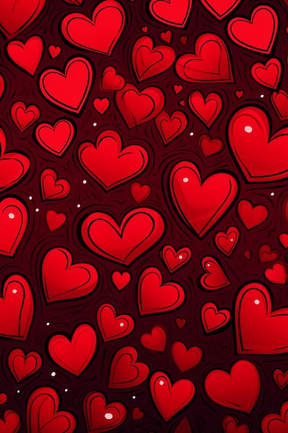 Photo background with hearts