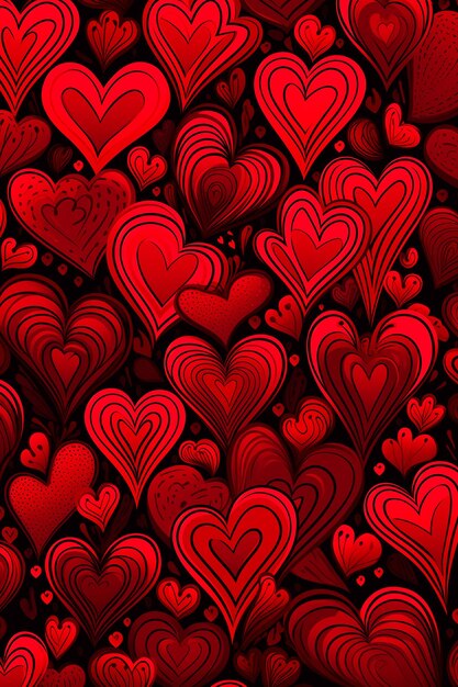 Photo background with hearts