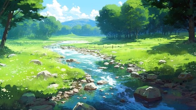 background with Makoto Shinkai