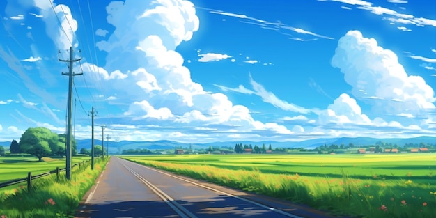 background with Makoto Shinkai