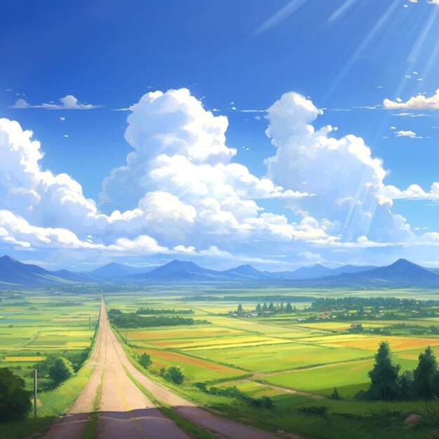 background with Makoto Shinkai