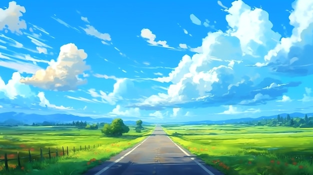 background with Makoto Shinkai