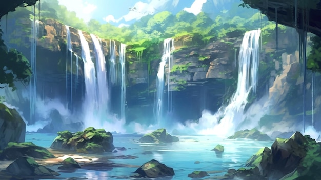 background with Makoto Shinkai