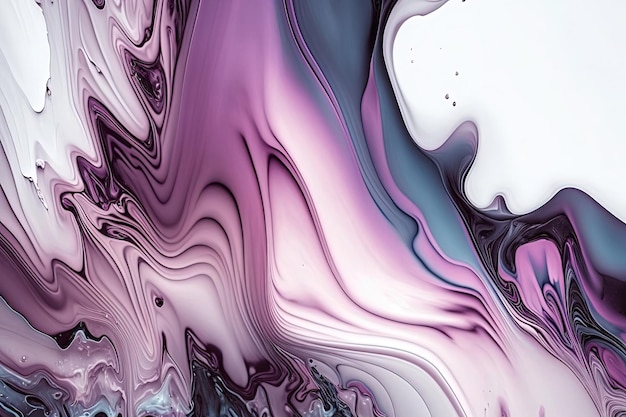 A background with a marbled liquid texture The fluid has a mesmerizing effect with swirling patterns and a unique visual texture Generative AI