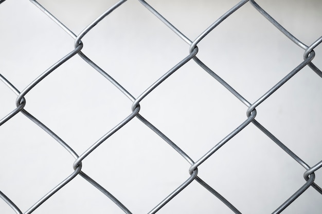 Photo background with metallic fence texture