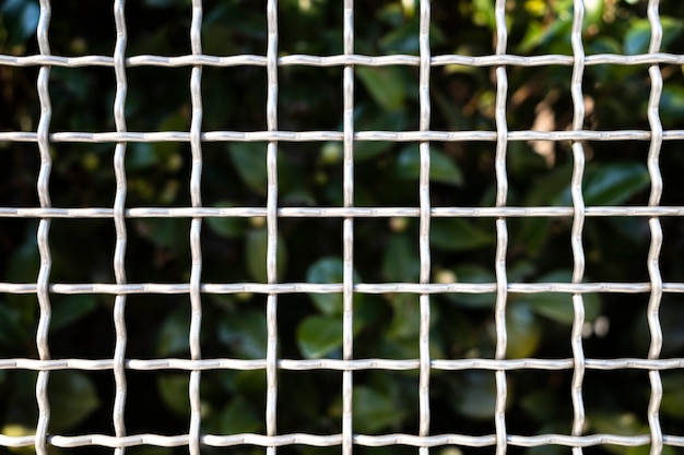 background with metallic fence texture