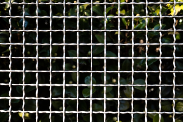 background with metallic fence texture