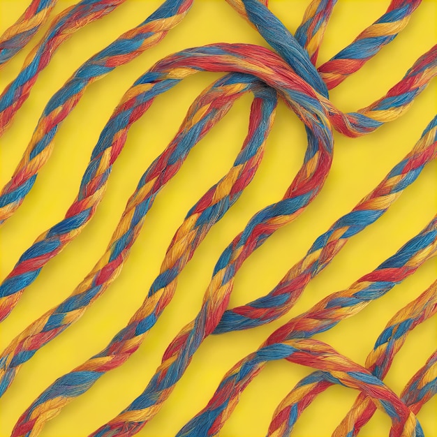 background with multicolored ropebackground of rope texture