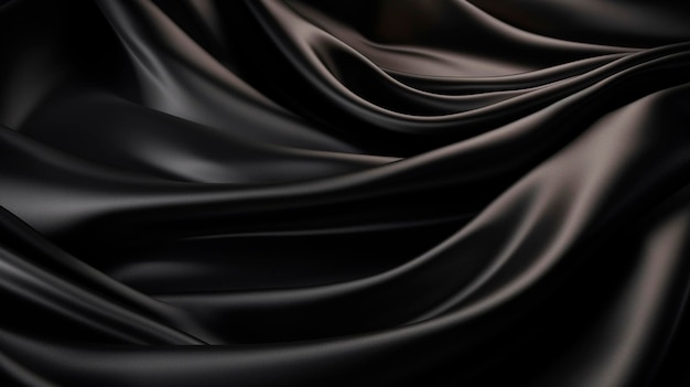 Background with natural expensive dark fabric Generative AI