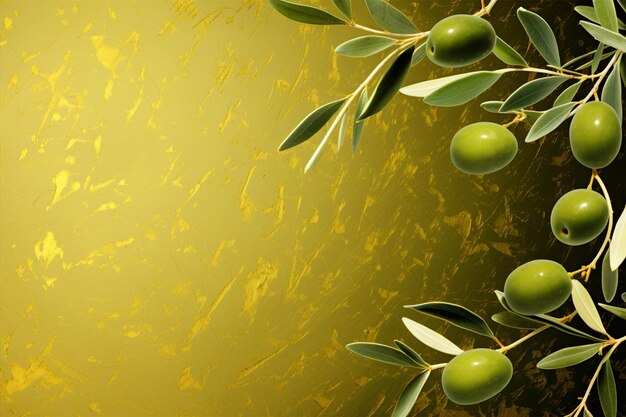 Photo background with olives copy space