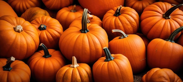 Background with pumpkins