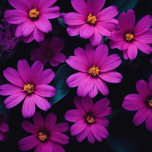 보라색과 분홍색 꽃이 있는 배경