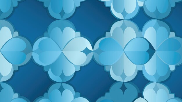 Photo background with quatrefoils in azure color