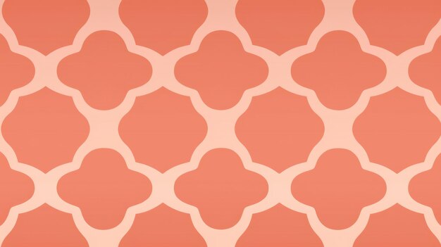 Background with quatrefoils in Salmon color