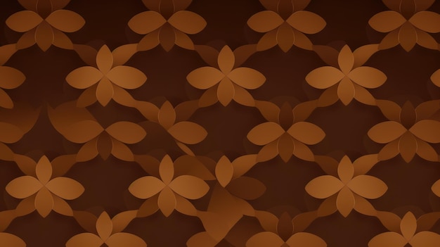 Background with quatrefoils in Umber color