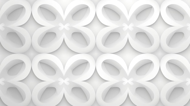 Background with quatrefoils in White color
