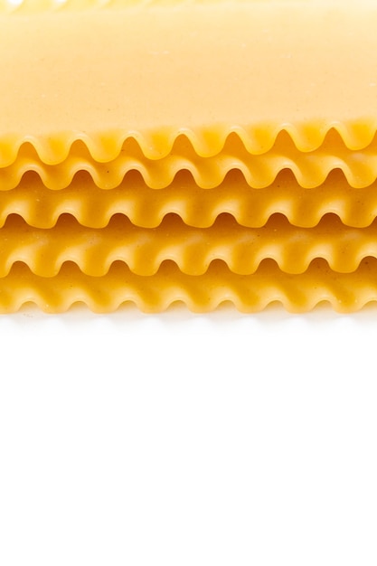 background with raw bright macaroni