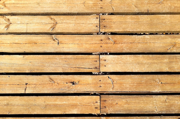 Foto sfondo con struttura in legno rustico e naturale con doghe orizzontali