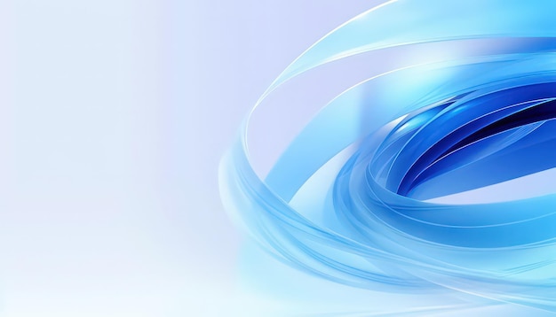 Photo background with smooth blue waves