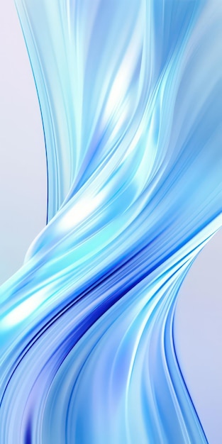 Photo background with smooth blue waves