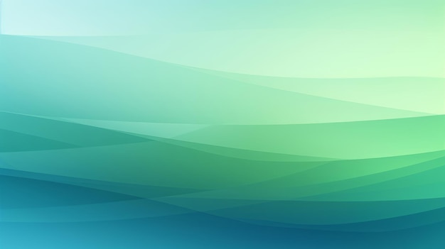 Photo background with soft blue green waves