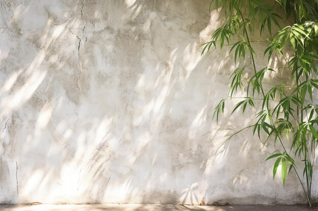 background with tropical bamboo tree