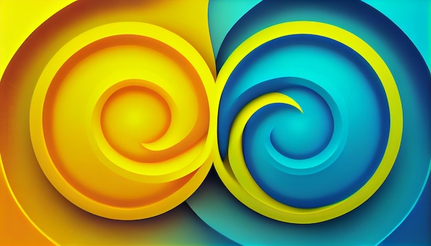 A background with two spirals and the word infinity on it