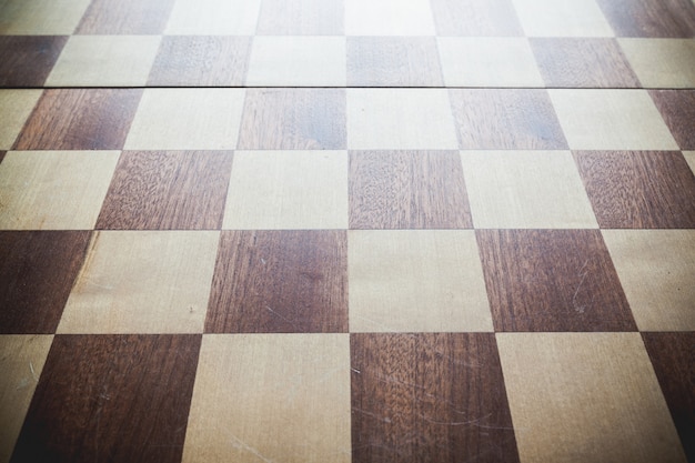 Background with vintage chess board
