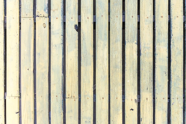 Background of wooden slats arranged vertically