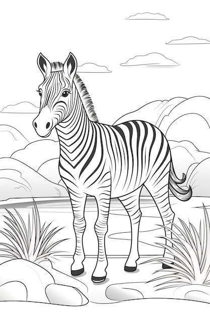 Photo background for zebra