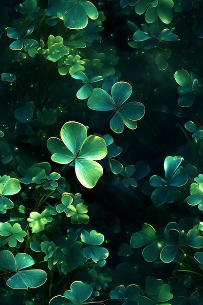 backgrounds shamrock hd wallpapers pattern