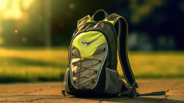 Photo backpack mockup hd 8k wallpaper stock photographic image