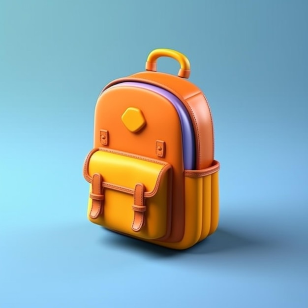 Backpack for student and traveler AI Generated