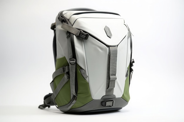 Backpack on a white background Generative AI