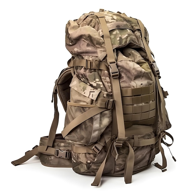 A backpack with the word army on it