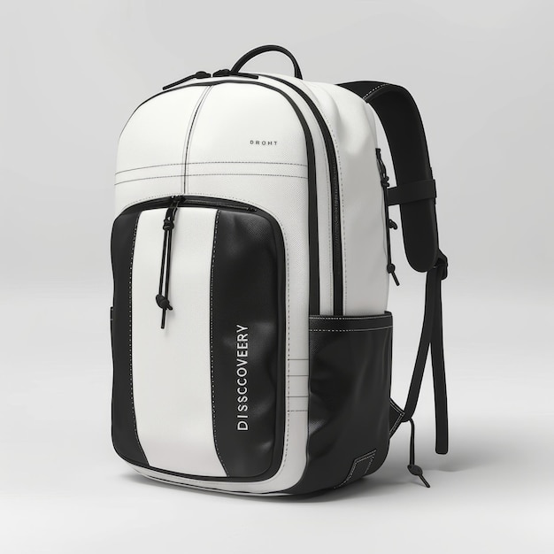 Photo a backpack with the word  esc  on it