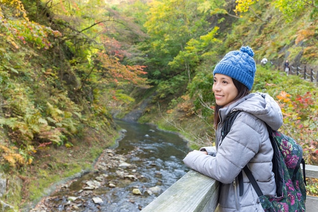 Backpacker go hiking