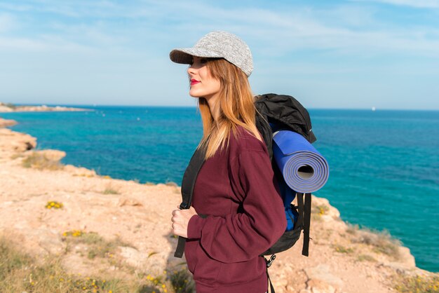 Backpacker mooi meisje