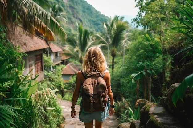 Приключение Бали для туристов с рюкзаком