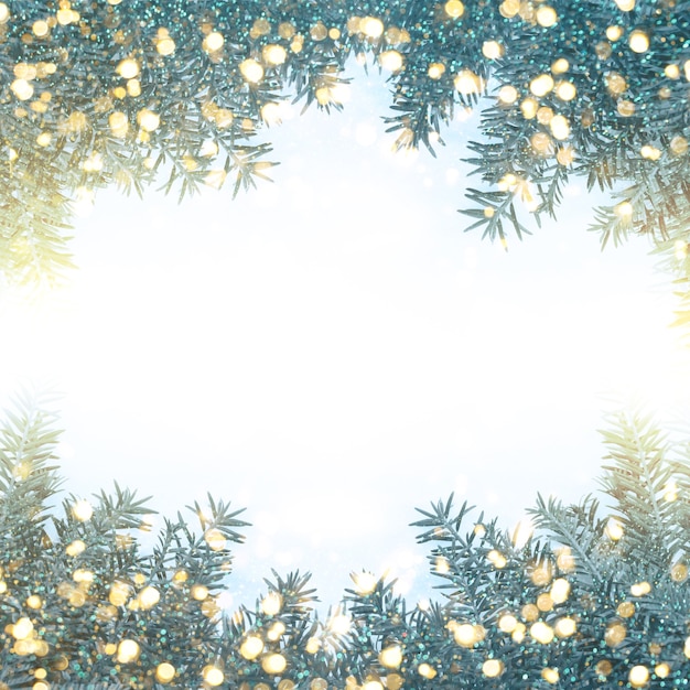 Backround with Christmas-tree