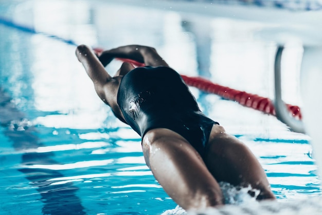 Backstroke Swimming Start