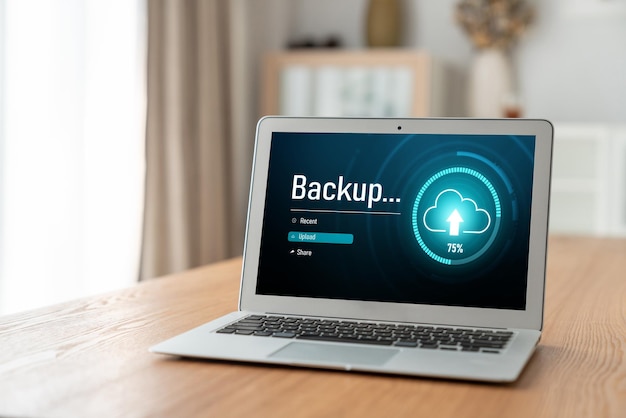 Backup Storage Data Internet Technology Business concept snugly