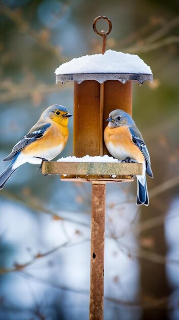 Photo backyard birds