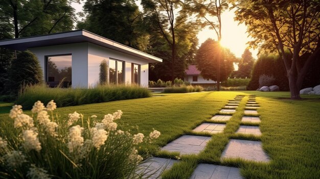 backyard render